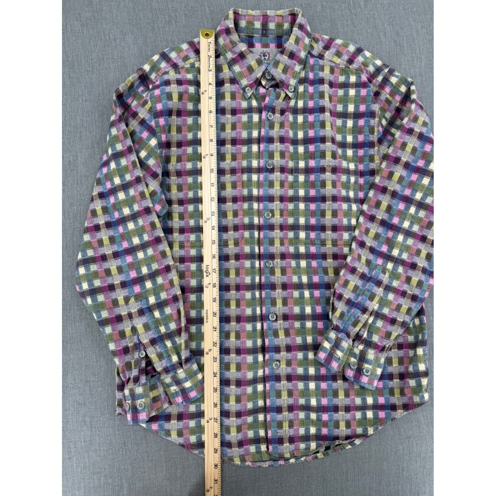 The Territory Ahead Mens Plaid Button Down Shirt Multi Color Cotton Size M - Picture 4 of 7